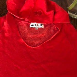 Wild 🦊 hoodie extra small runs extra large